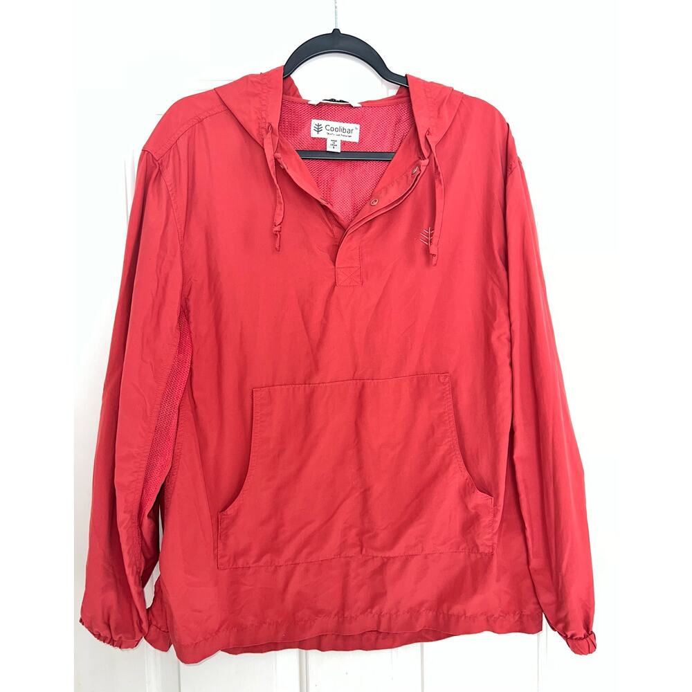 Coolibar UPF50+ Sun protection 3/4 zip-up lightweight hoody- size small